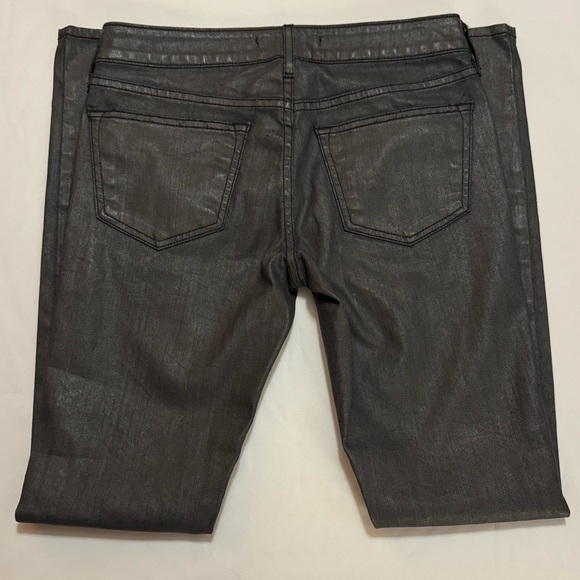 Rich & Skinny Waxed Charcoal Gray Denim Jeans Size 25 - Picture 4 of 6